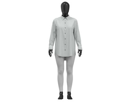 Women&#x27;s Classic Shirt DXF Sewing Pattern Download | Garment Block Specs