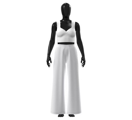 DXF/AAMA Graded Digital Sewing Pattern | Women&#x27;s Wide-Leg Pants | XS-XXL Sizing