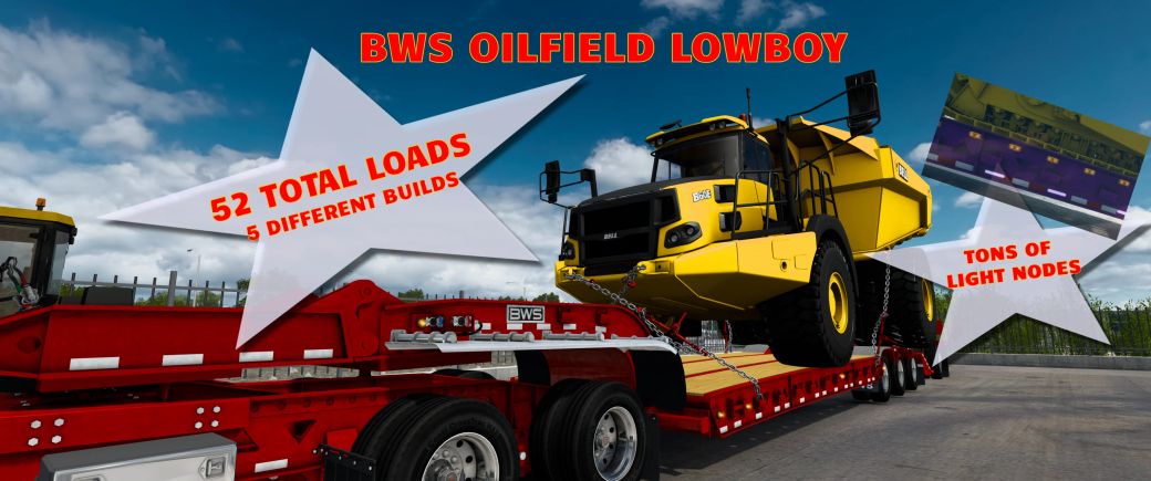 BWS RIGID NECK OILFIELD LOWBOY