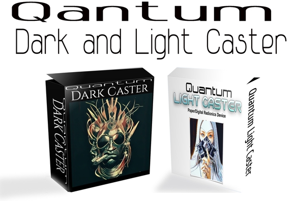 Quantum  Light and Dark Caster  Paper/Digital Radionics Device