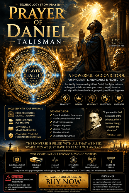 Prayer of Daniel Talisman