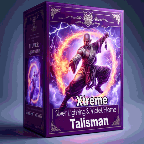  Silver Lightning Violet Flame Talisman Extreme