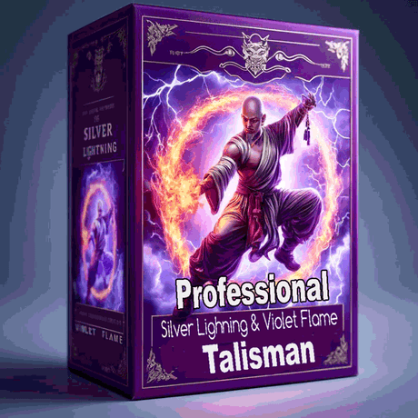  Silver Lightning Violet Flame Talisman Pro