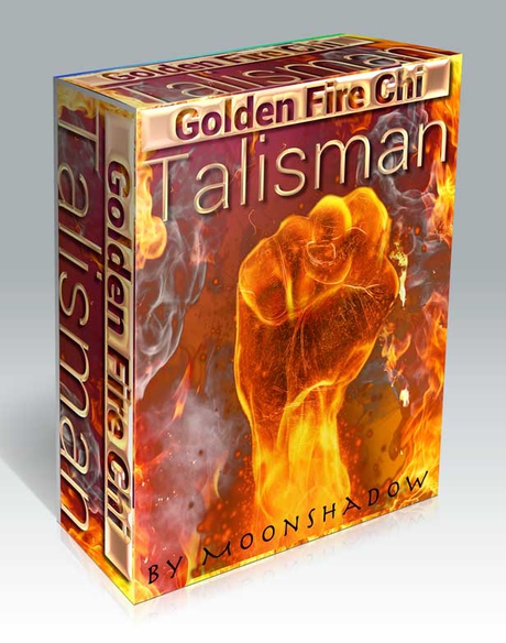 Golden Fire Chi Talisman