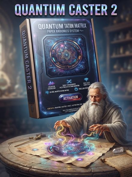 Quantum Caster (Paper Radionics Manifestation Machine)