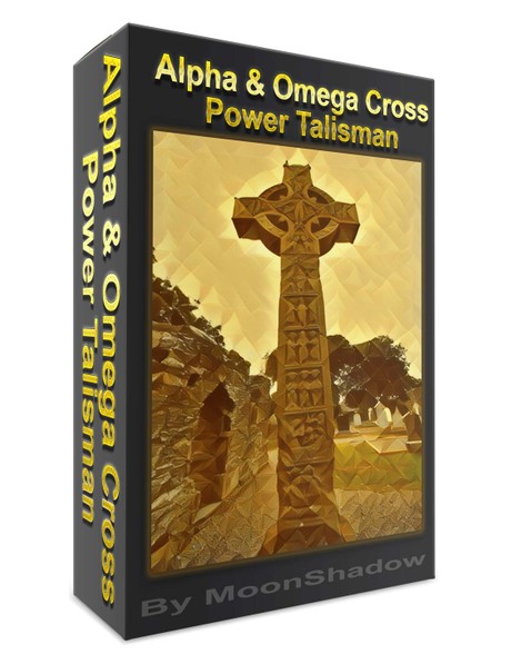 Alpha &amp; Omega Cross  Power Talisman (For Abundance)