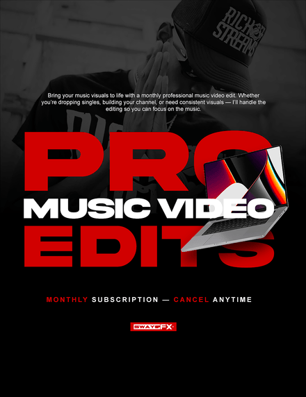 Pro Music Video Edits ($297 Monthly Plan) — Cancel Anytime