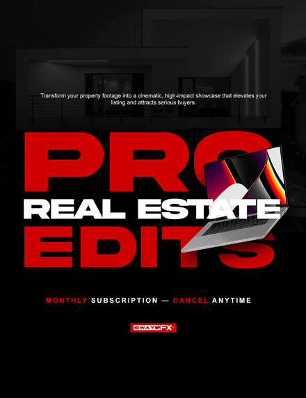 Pro Real Estate Edits ($289 Monthly Plan) — Cancel Anytime