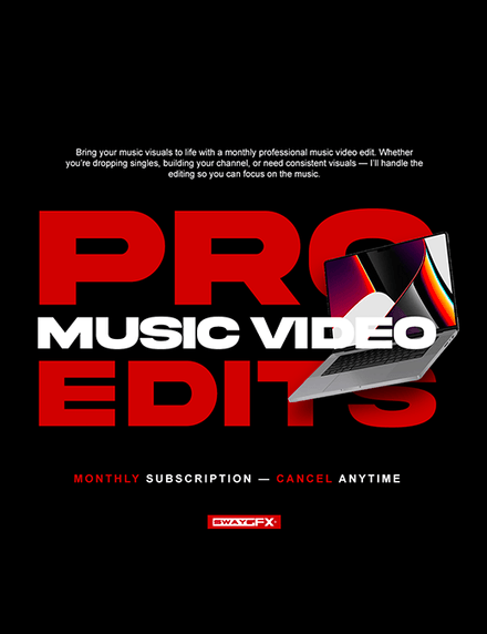 Pro Music Video Edits ($625 Monthly Plan) — Cancel Anytime