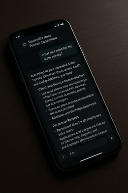 The Pocket Consultant: Your Agency’s Personal Ai Compliance Assistant✨