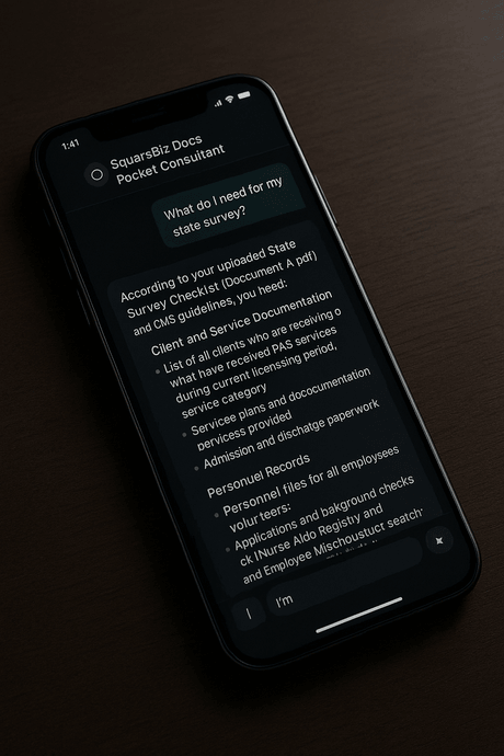 The Pocket Consultant: Your Agency’s Personal Ai Compliance Assistant✨