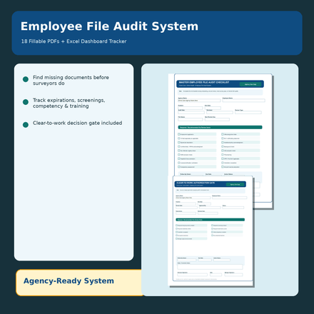 Home Care &amp; Home Health Employee File Audit &amp; Expiration Tracker System