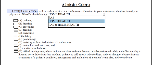💻Electronic Fillable Home Health/Home Care Admission Packet 📑