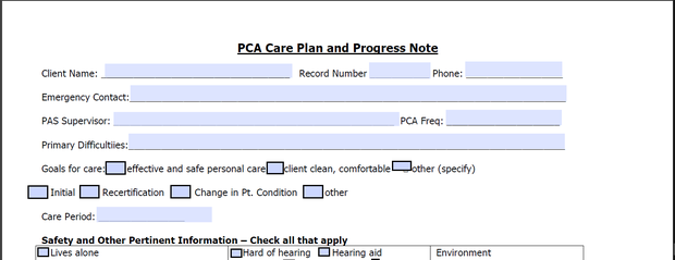 💻Electronic Fillable Home Health/Home Care Admission Packet 📑