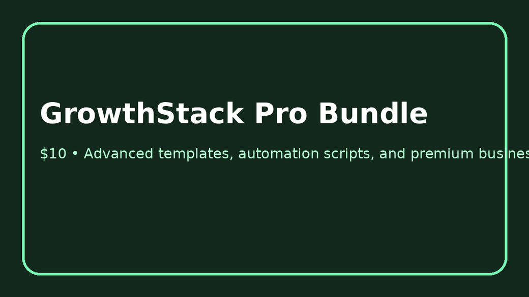 GrowthStack Pro Bundle