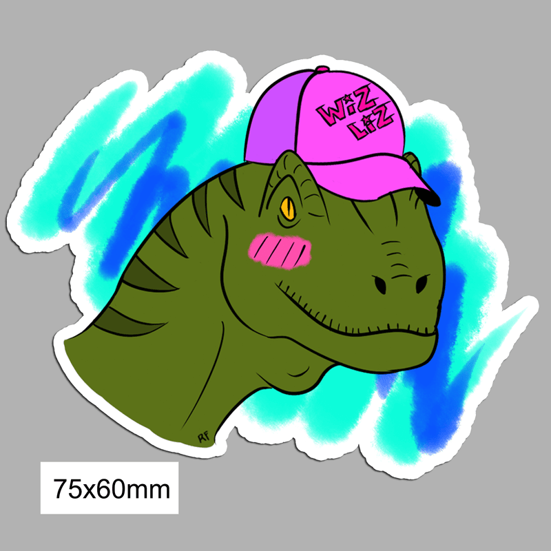 90s Wiz Liz Vynil Sticker