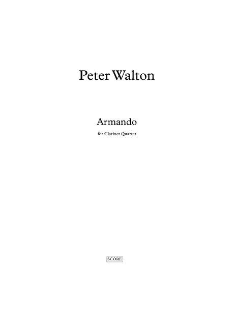 Armando - Clarinet Quartet Version (pdf)