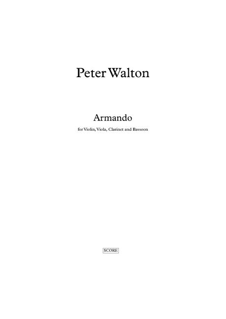 Armando - Score and Parts (pdf)