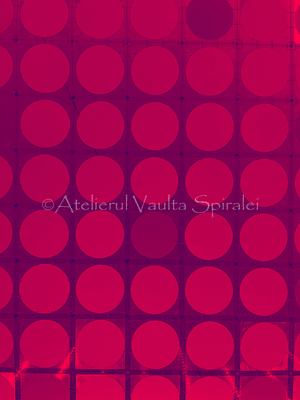 Modular Circles — Crimson -  Pattern