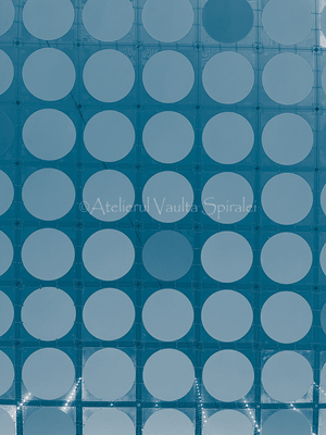 Modular Circles — Blue - Pattern