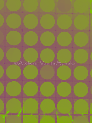 Modular Circles — Chartreuse -  Pattern