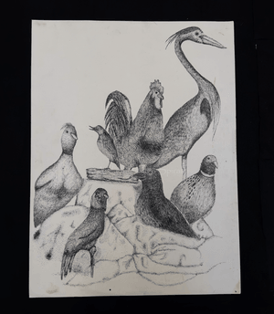 Assembly of Beasts - Drawing