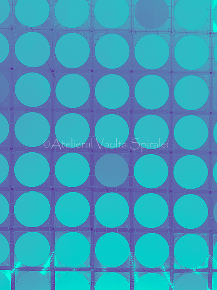 Modular Circles — Teal - Pattern