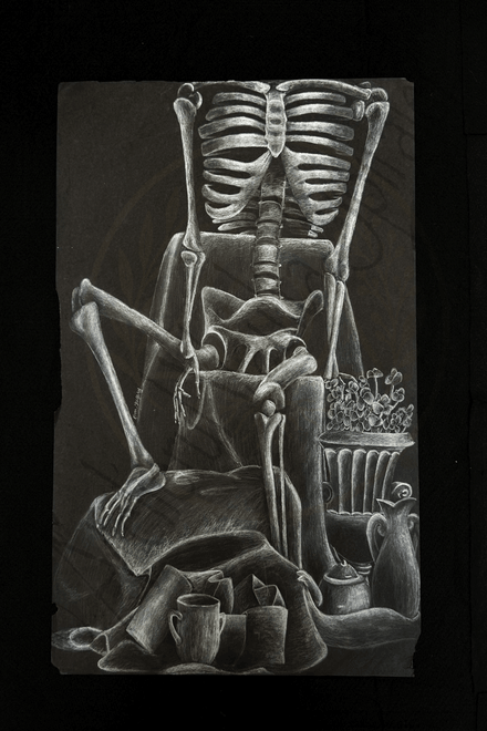 Still Life, After the Body - Drawing