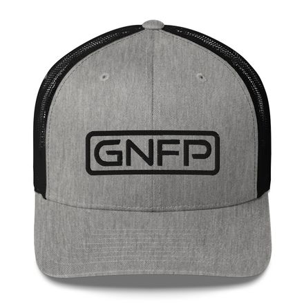 Framed GNFP Black Logo Snapback Trucker Hat (5 colors)