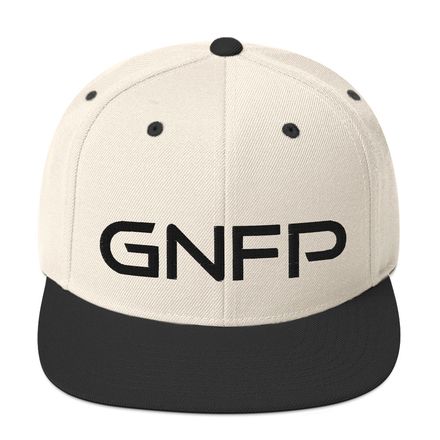 GNFP Black Logo Snapback Hat (2 colors)