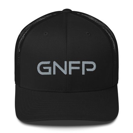 GNFP Grey Logo Snapback Trucker Hat (3 colors)