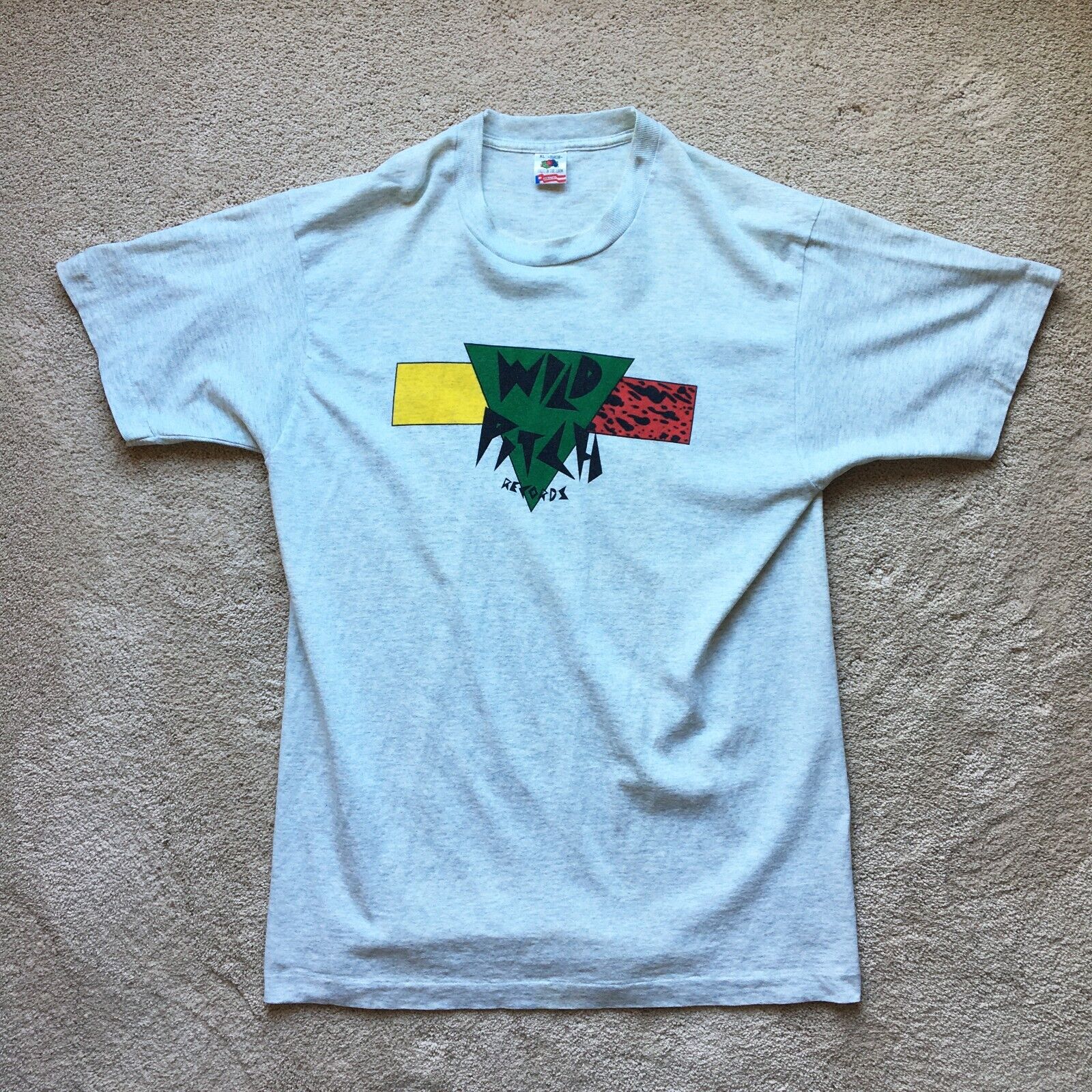 wild pitch ワイルドピッチ　ヴィンテージtシャツ　ラップtシャツ Wild Pitch record label t-shirt rare promo only t-shirt vintage