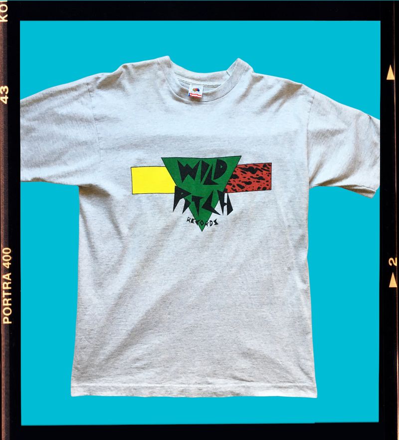 wild pitch ワイルドピッチ　ヴィンテージtシャツ　ラップtシャツ Wild Pitch record label t-shirt rare promo only t-shirt vintage