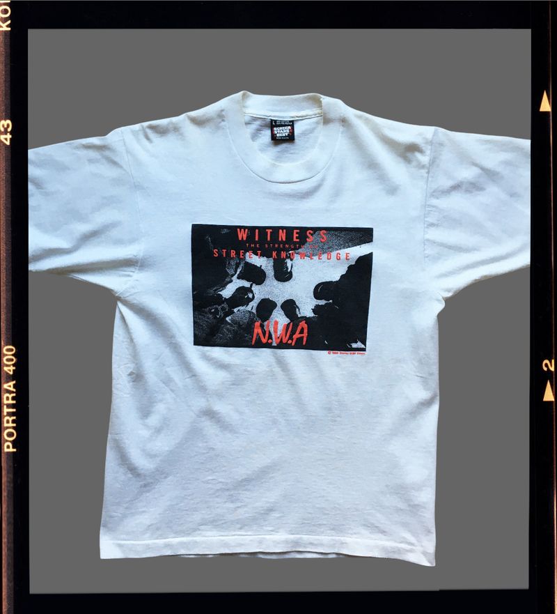 N.W.A Straight Outta Compton 1989 Promo T-Shirt - Large