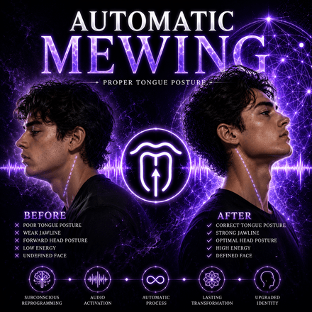 Automatic Mewing &amp; Proper Tongue Posture [DM + Audio]