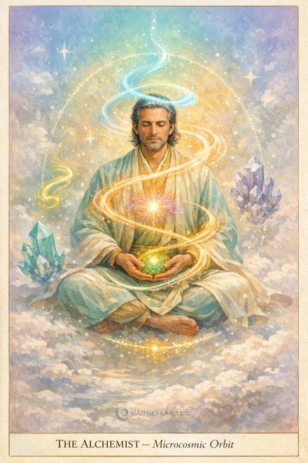 Microcosmic Orbit [Audio + Digital Mandala]