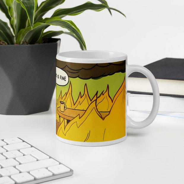 California is Fine 12oz Coffee Mug