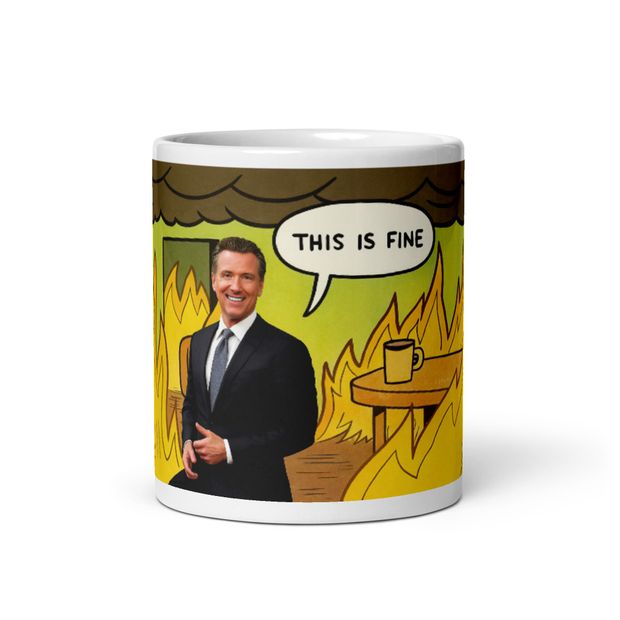 California is Fine 12oz Coffee Mug