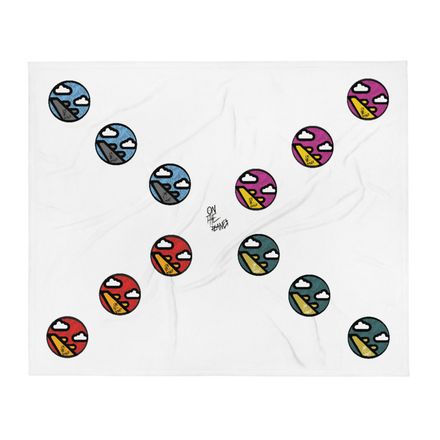 ONTHEPLANES Logo Blanket