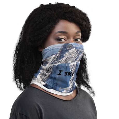 Alpine Neck Gaiter – &quot;I Ski, Therefore I Am&quot;