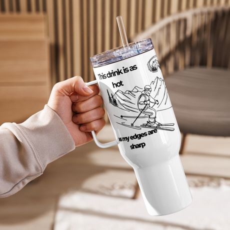 Alpine Skiing Thermal Travel Mug