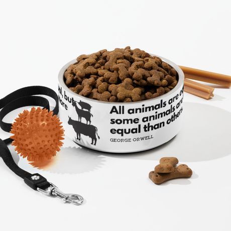 &quot;More Equal Than Others&quot; Pet Bowl – Because Your Pet Reigns Supreme