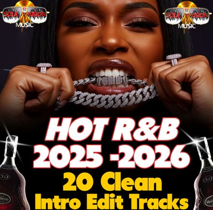 Hot R&amp;B 2025 - 2026 / 20 CLEAN INTRO EDIT TRACKS