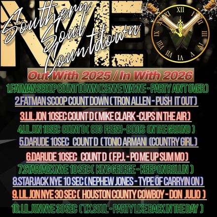 SouthernSoul Count Down 2026 / 10 Tracks
