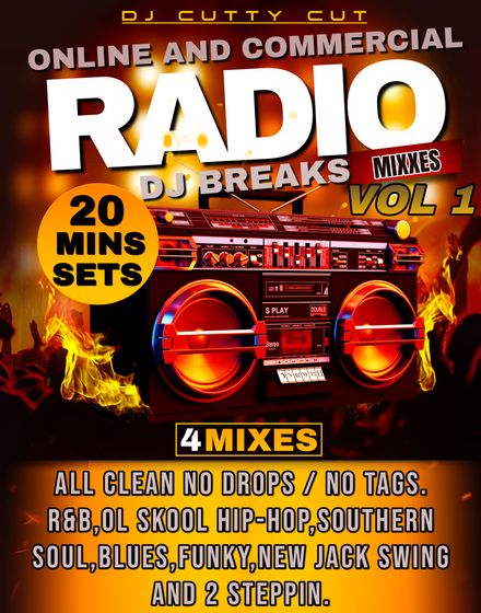 4 Clean Radio Mixes 20 mins set / NO DROPS / NO TAGS 
