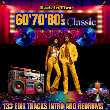 60&#x27;70&#x27;80&#x27;s Classic Funk and Slow Jams 133 Tracks Intro/Redrums Edits.