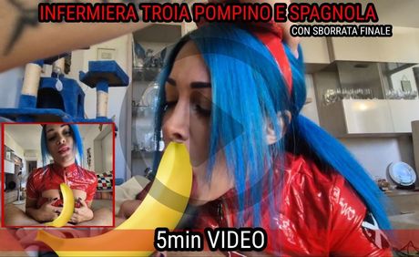 INFERMIERA TR0IA P0MPINO E SPAGNOL4