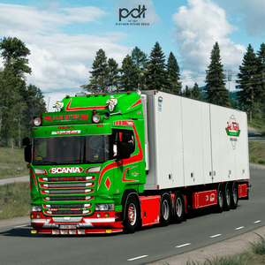 Scania R580 + Trailer &quot;Jan Mues&quot;