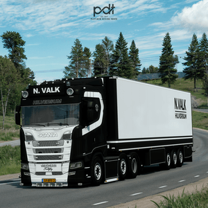 Scania S650 + Trailer &quot;N. Valk&quot;