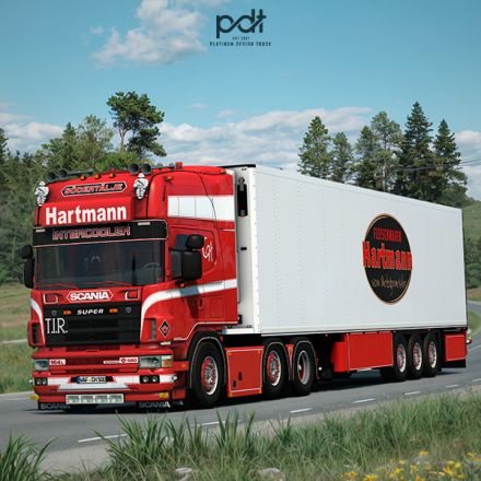 Scania 164L 580 4-series + Trailer &quot;Hartmann&quot;